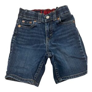 Levi's Kids Dark Blue Denim Shorts